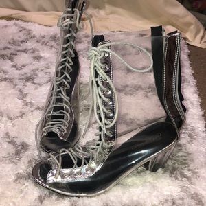 Clear boots